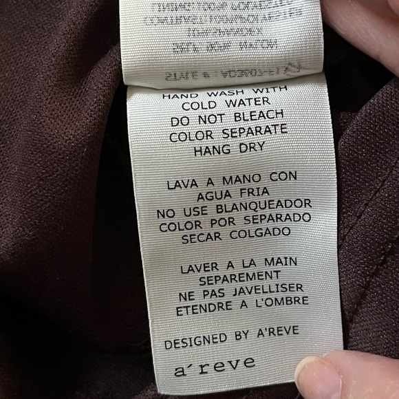 NWT Anthropologie A’reve Lace Romantic Dress Teal Brown Long Sleeve Size Small - Picture 12 of 16